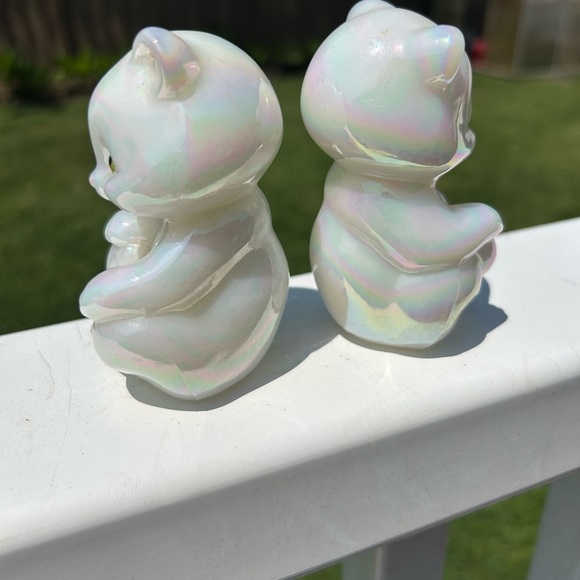 Iridescent Bear Figurines - Set of 2 - Picture 4 of 5
